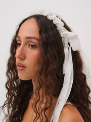Addison Flower Crown White