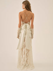 Daisy Lace Gown Cream