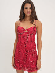 Opal Mini Dress Red