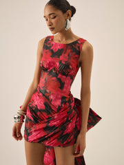 Dark Romance Mini Dress Red