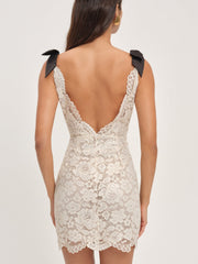 Lakeside Mini Dress Gold