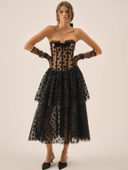 Dionne Midi Dress Black