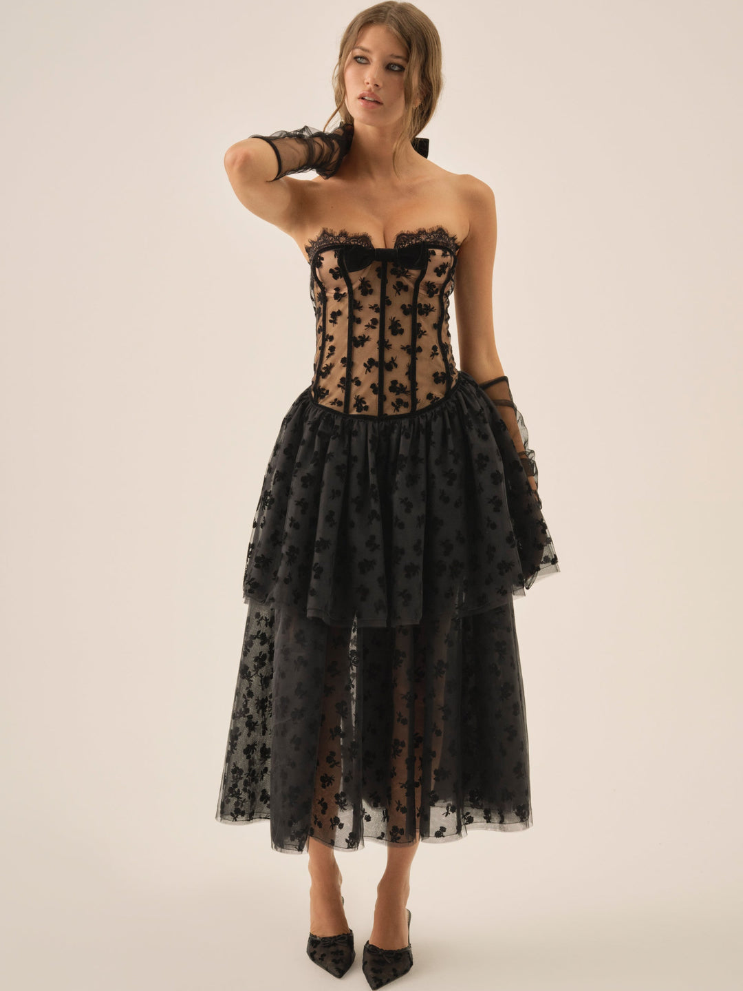 Dionne Midi Dress Black