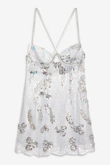Opal Mini Dress Silver