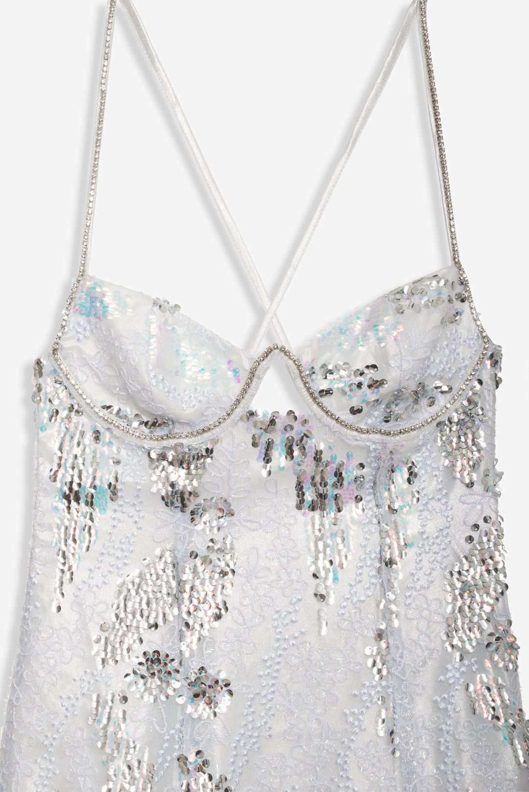 Opal Mini Dress Silver