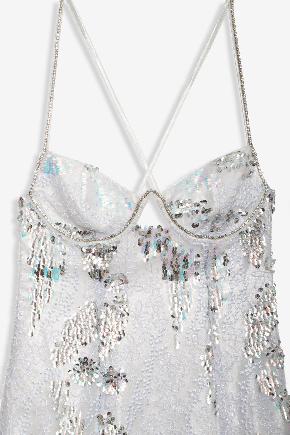 Opal Mini Dress Silver