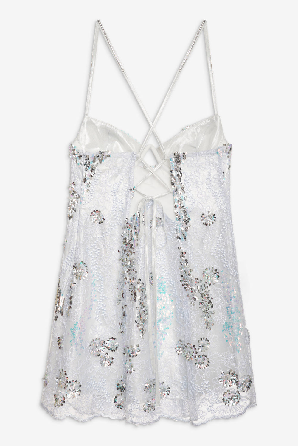 Opal Mini Dress Silver
