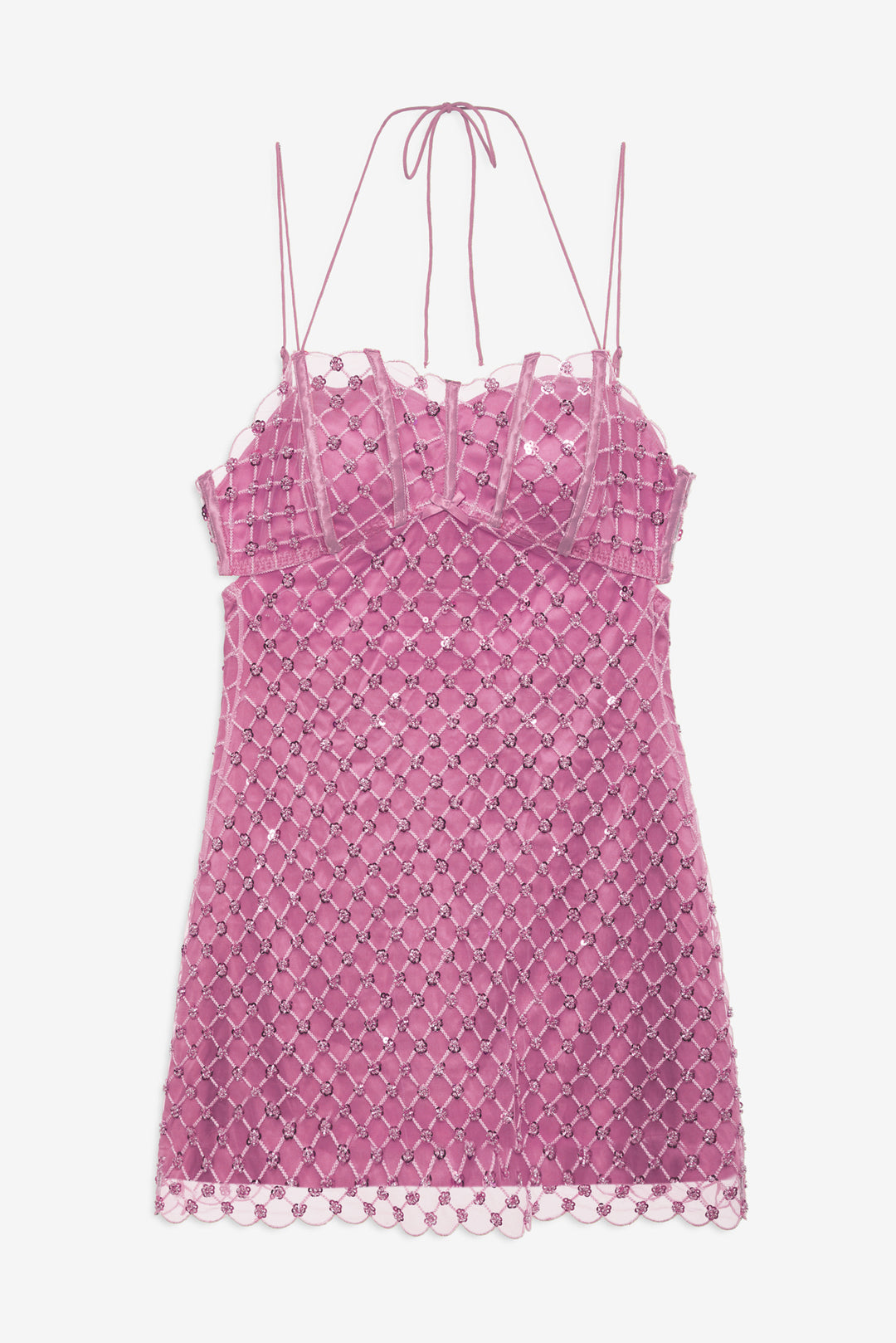 Dazzle Me Slip Dress Pink