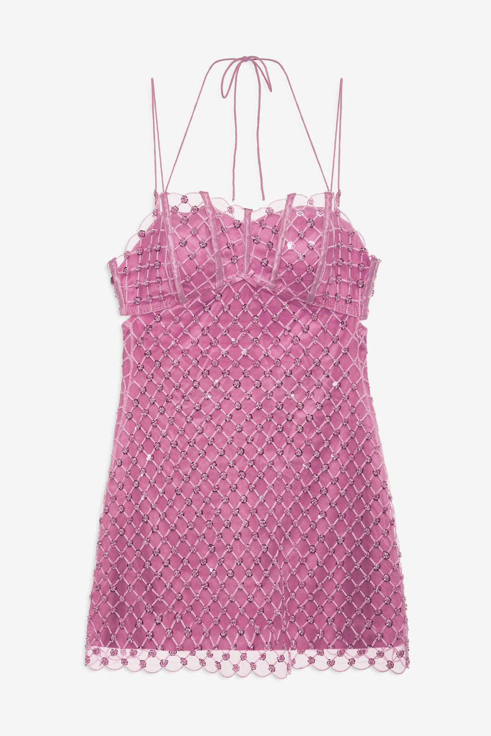 Dazzle Me Slip Dress Pink