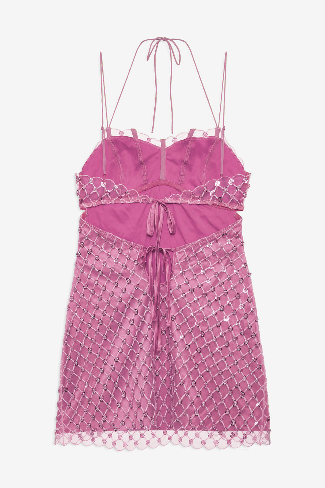 Dazzle Me Slip Dress Pink