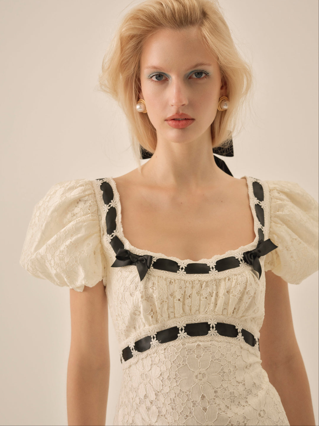 Creampuff Lace Maxi Dress Cream