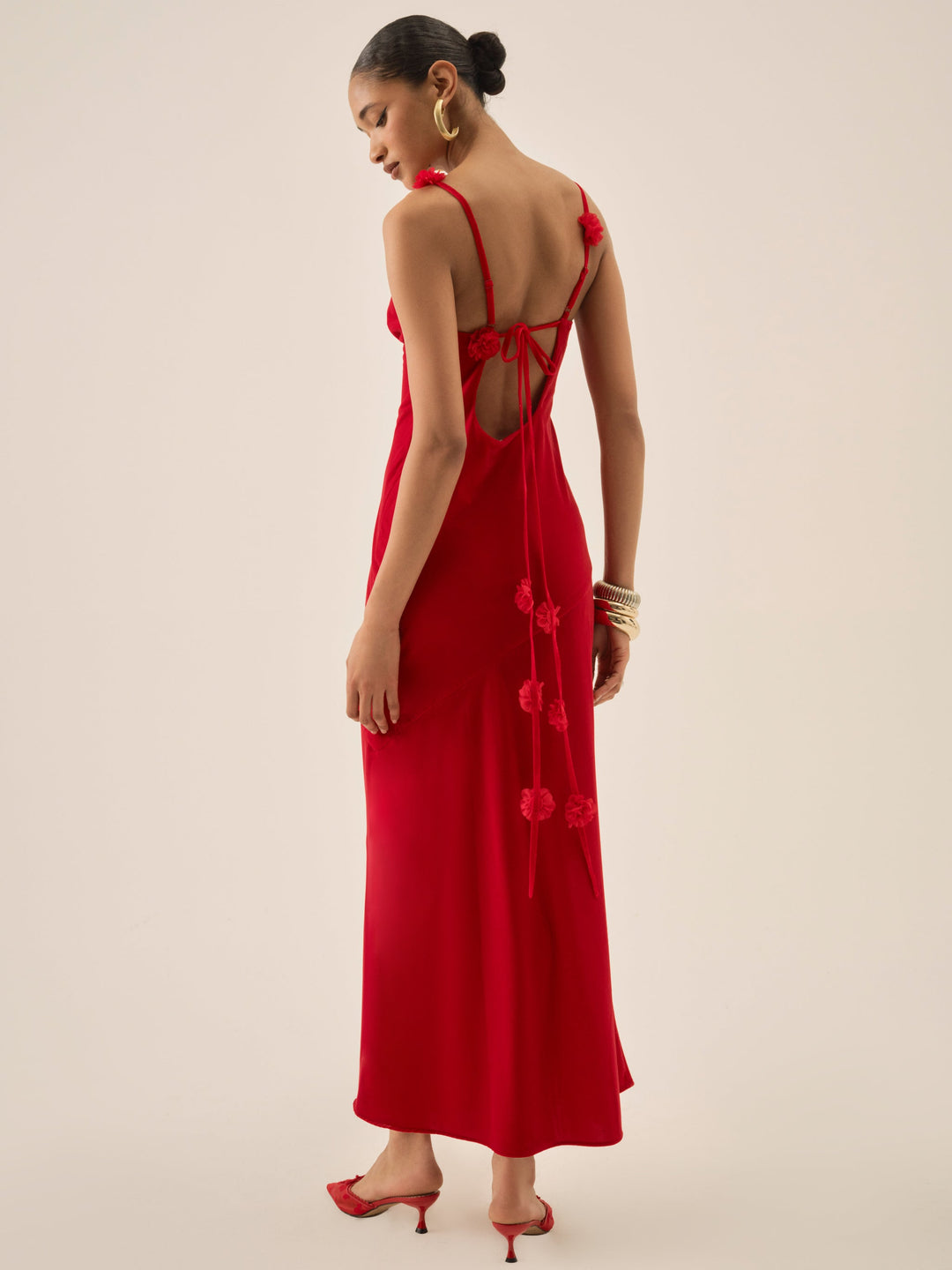Huda Maxi Dress Red
