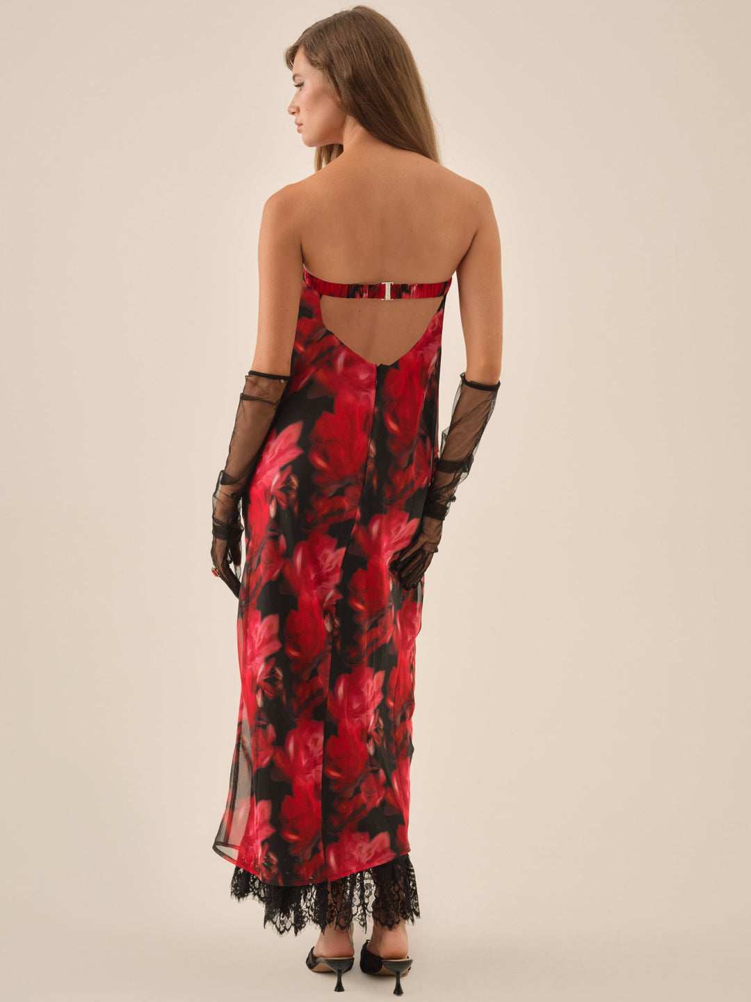 Dark Romance Maxi Dress Red