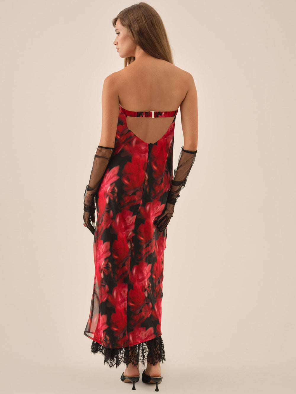Dark Romance Maxi Dress Red