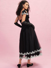 Nicole Midi Dress Black