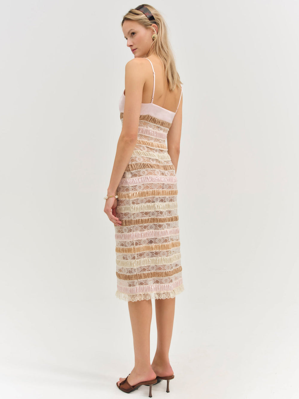 Layer Cake Midi Dress Pink