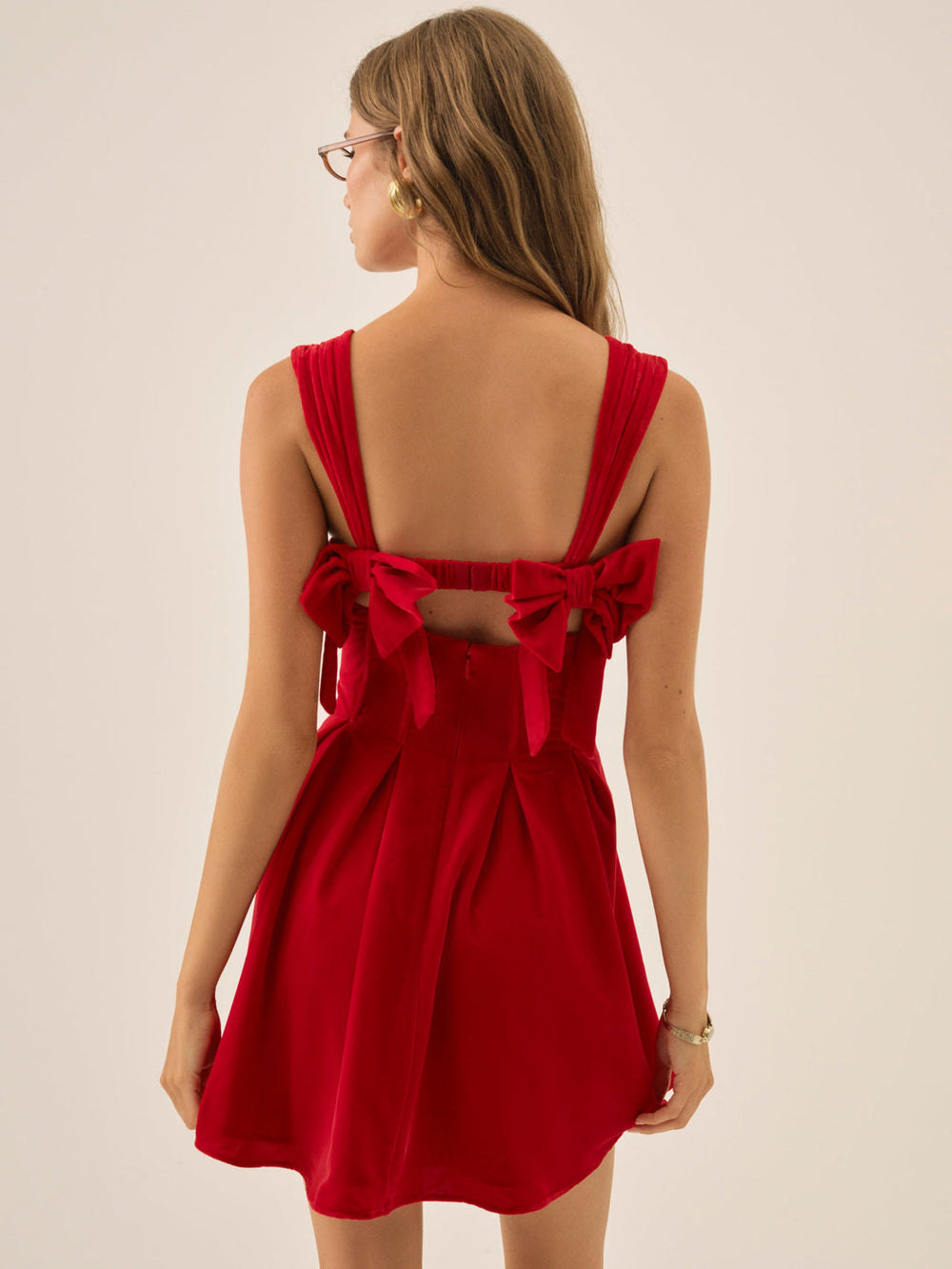 August Mini Dress Red
