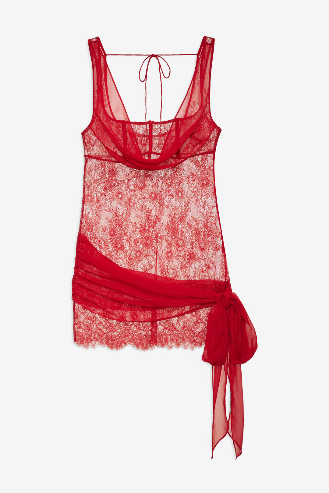 Sonja Slip Dress Red