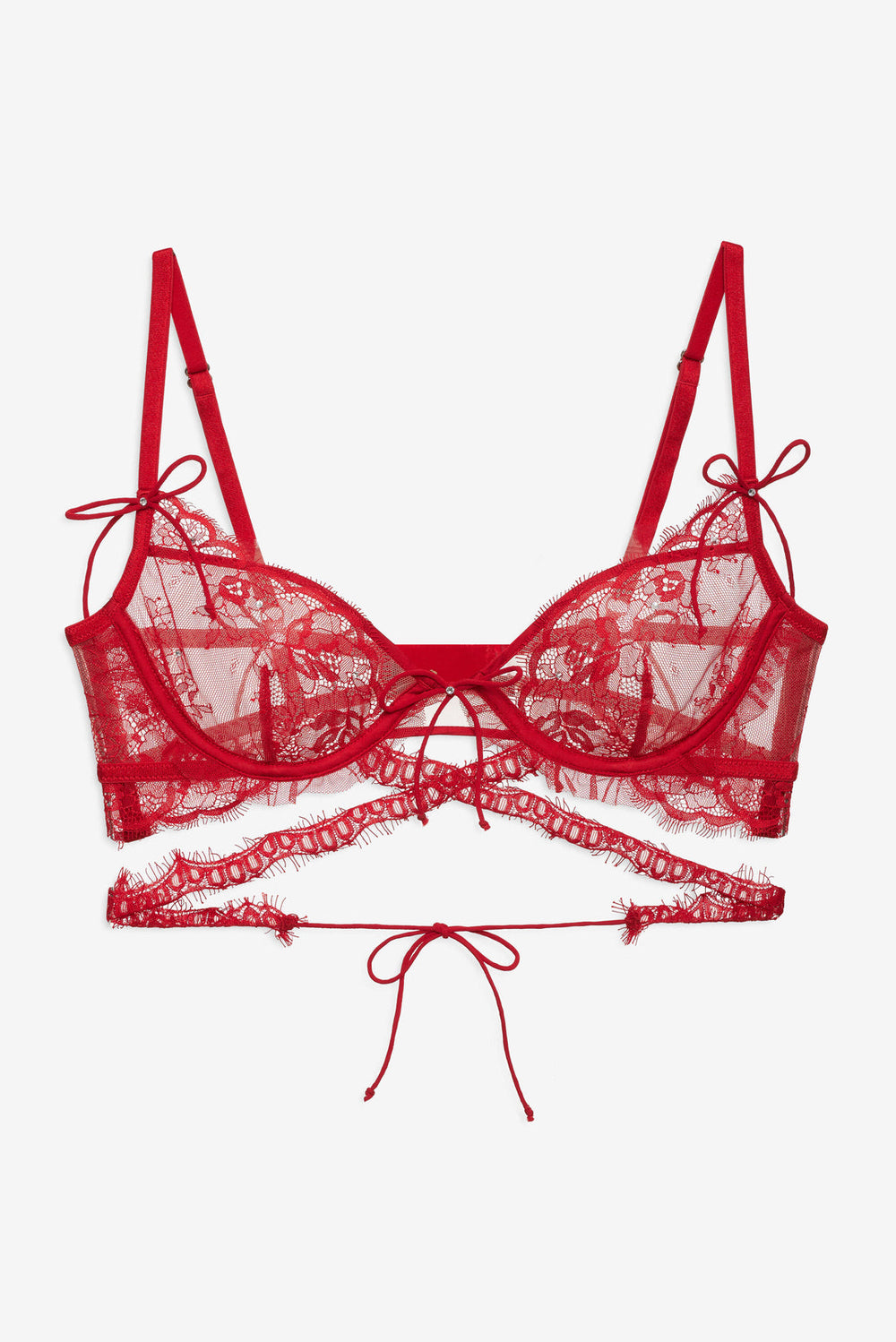 Sonja Underwire Bra Red