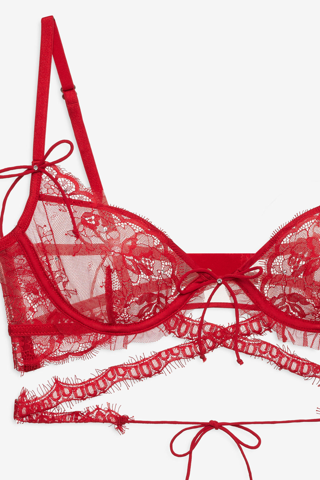 Sonja Underwire Bra Red