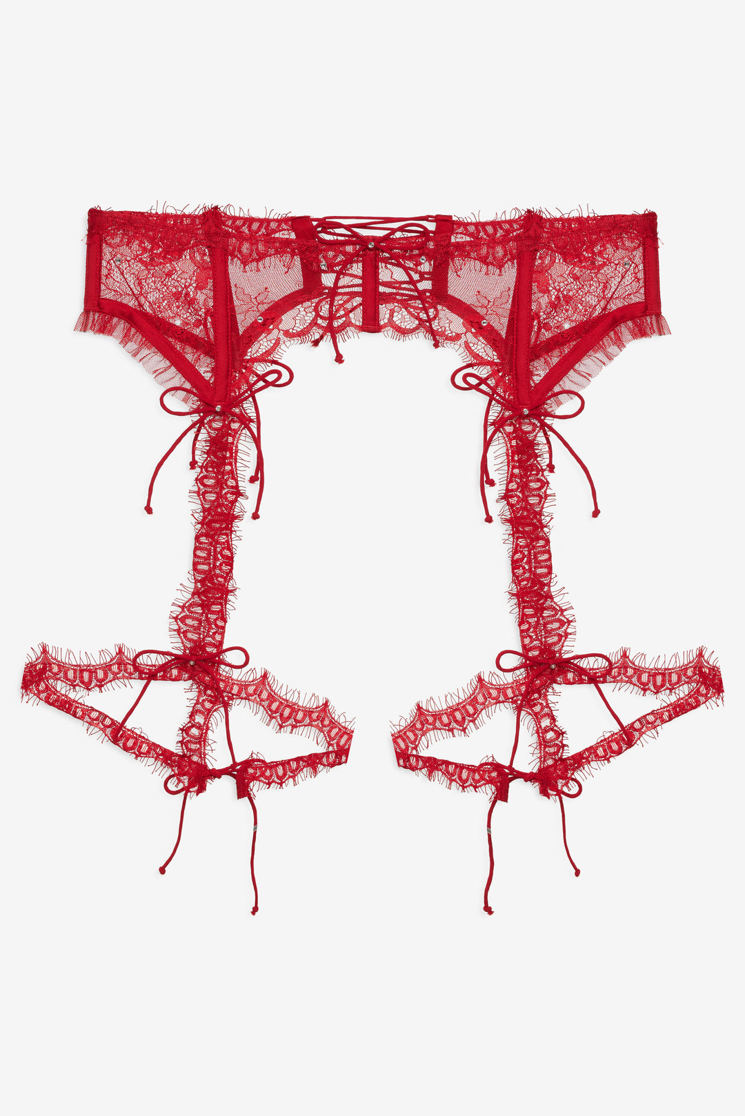 Sonja Garter Belt Red