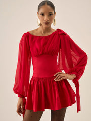 Lucia Mini Dress Red