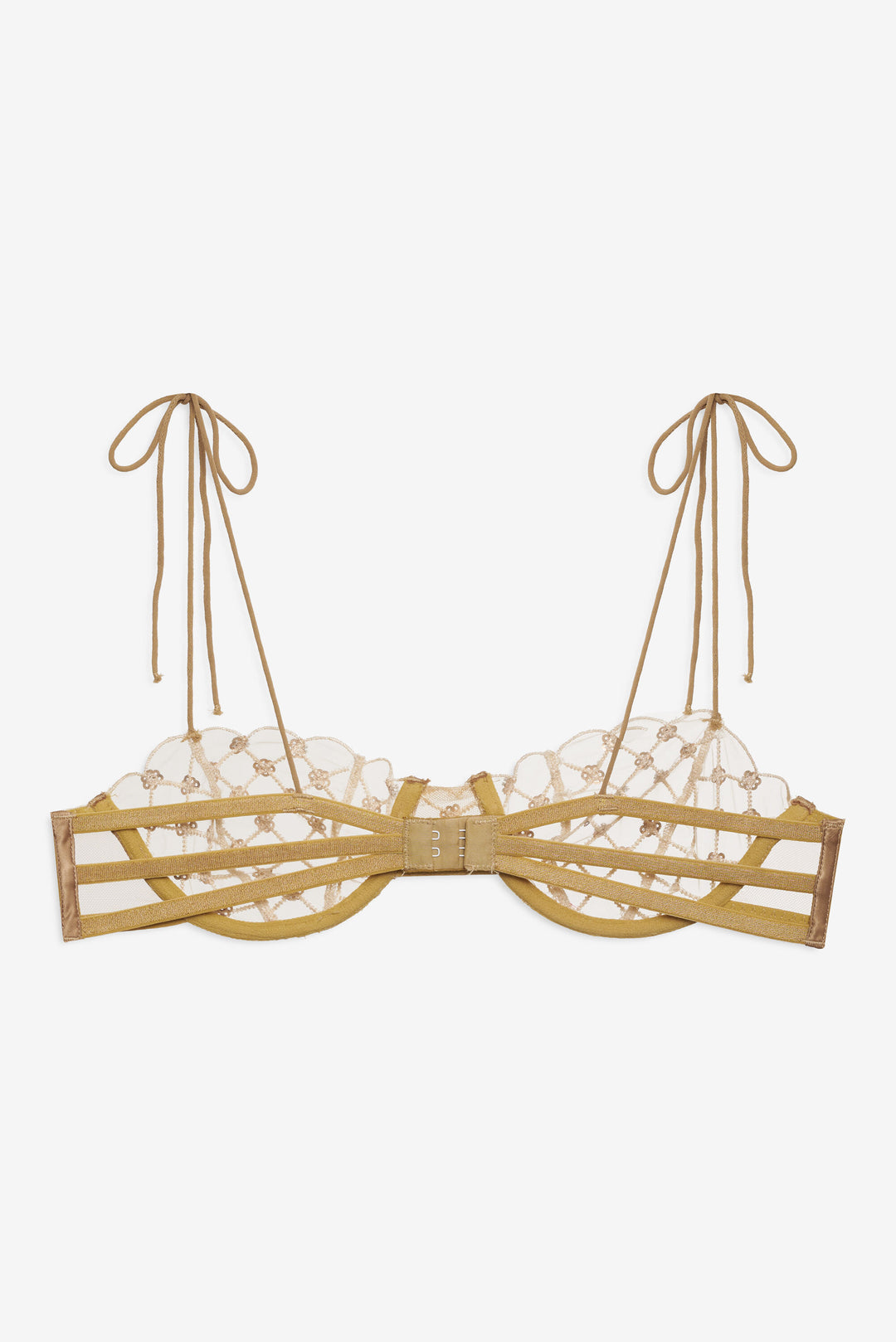 Dazzle Me Underwire Bra Gold
