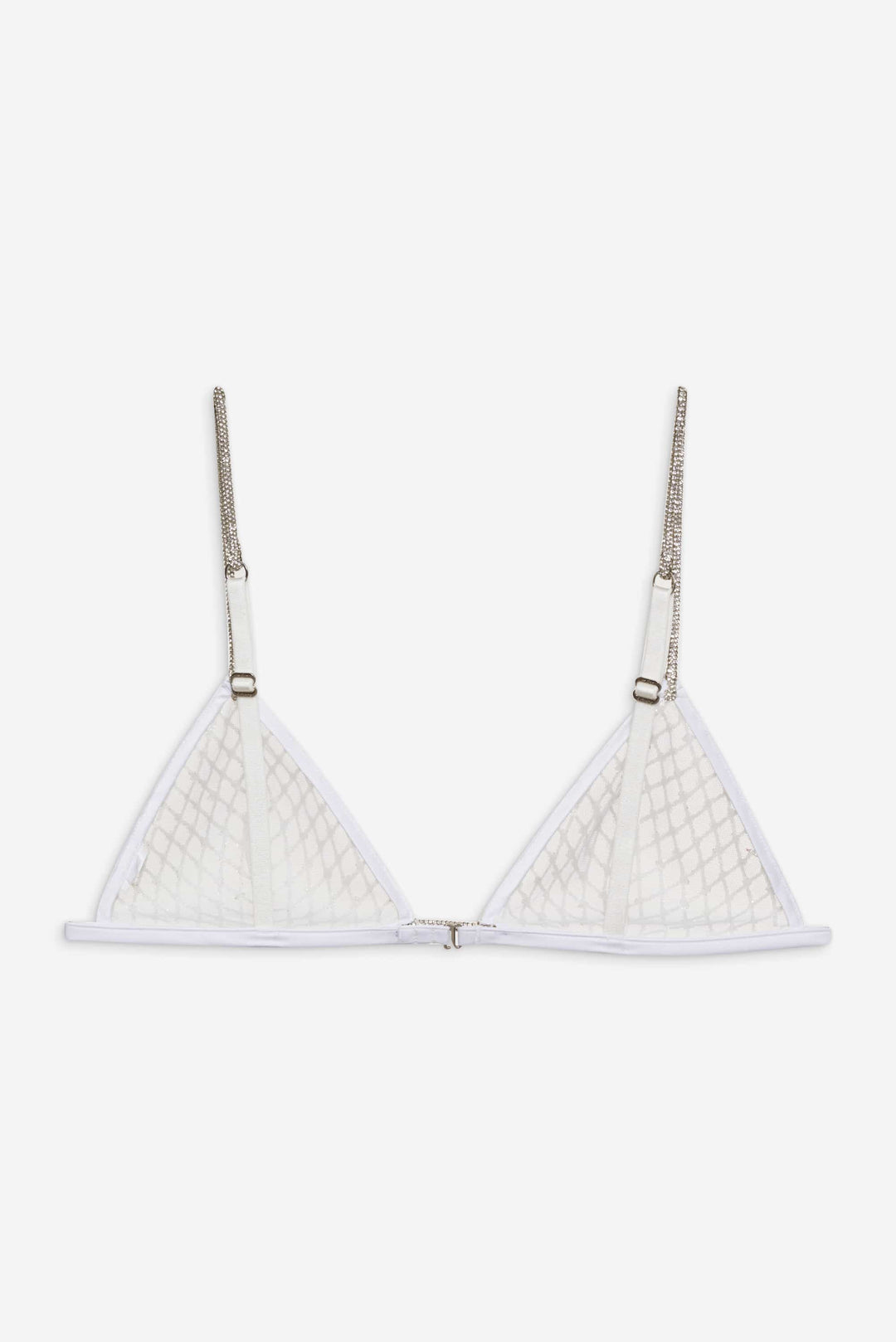 Glitter Bralette White