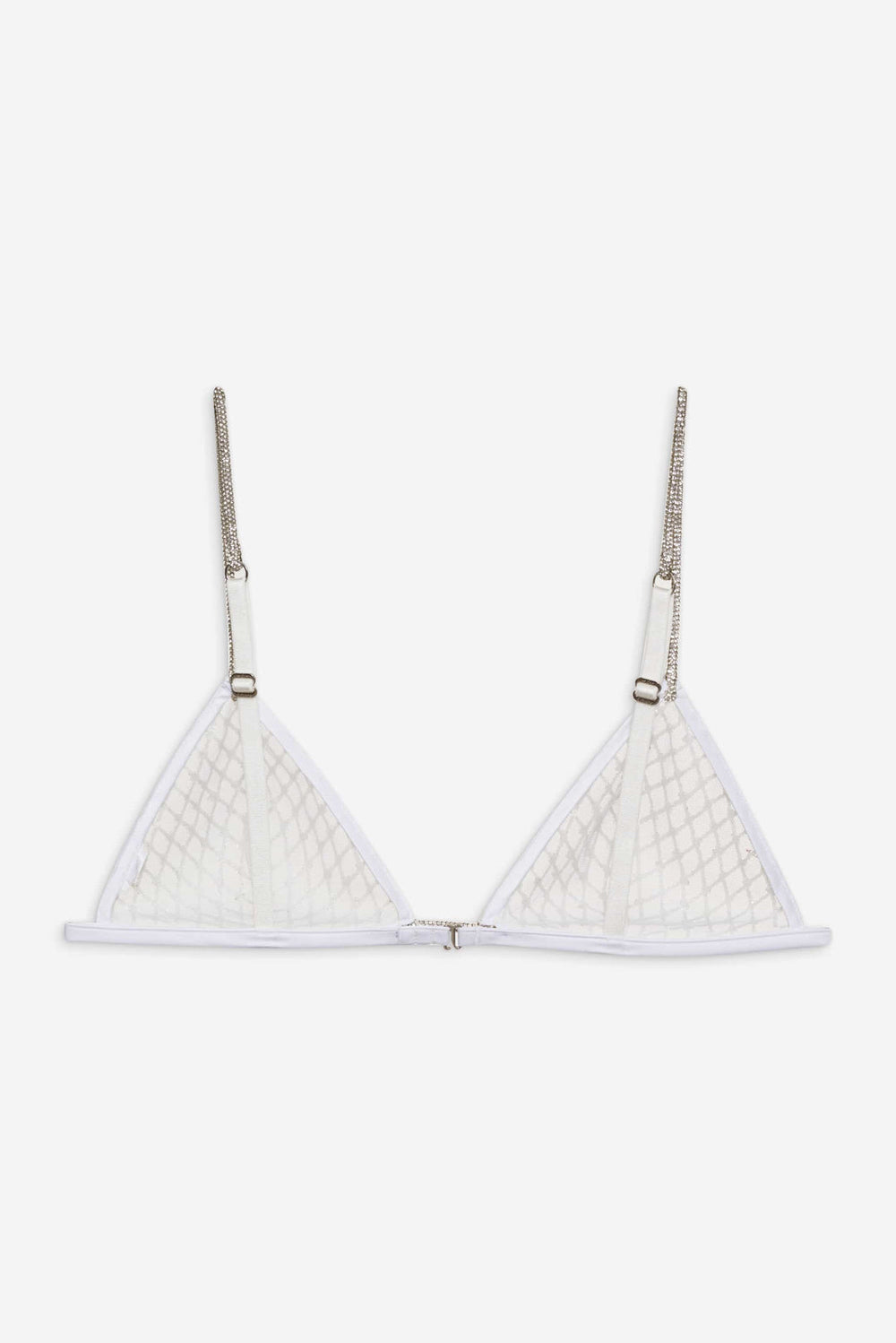 Glitter Bralette White