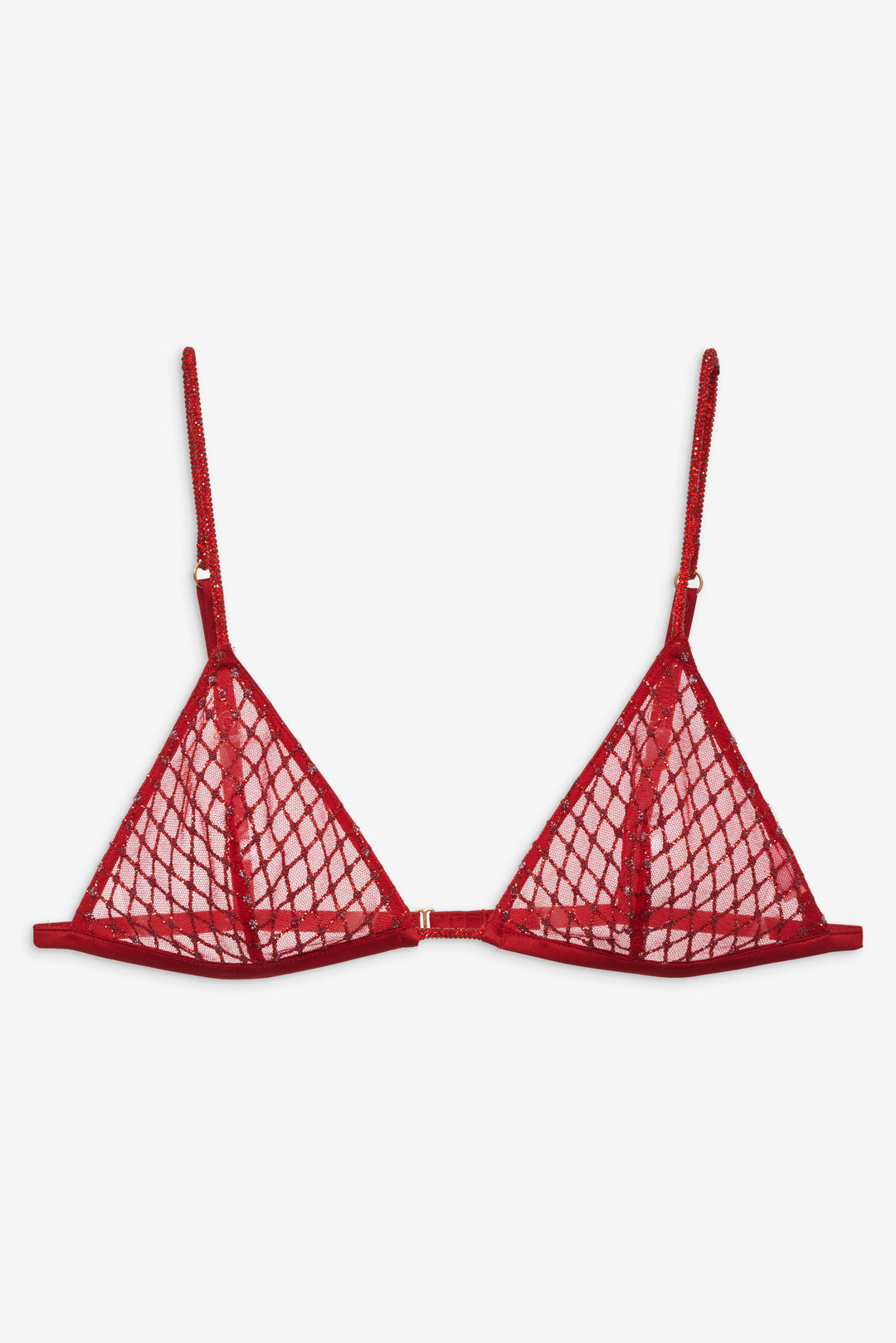 Glitter Bralette Red
