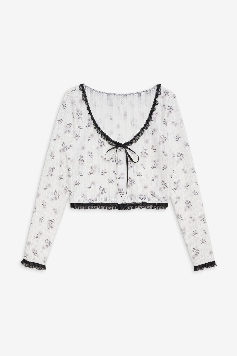 Fawn Cardigan White