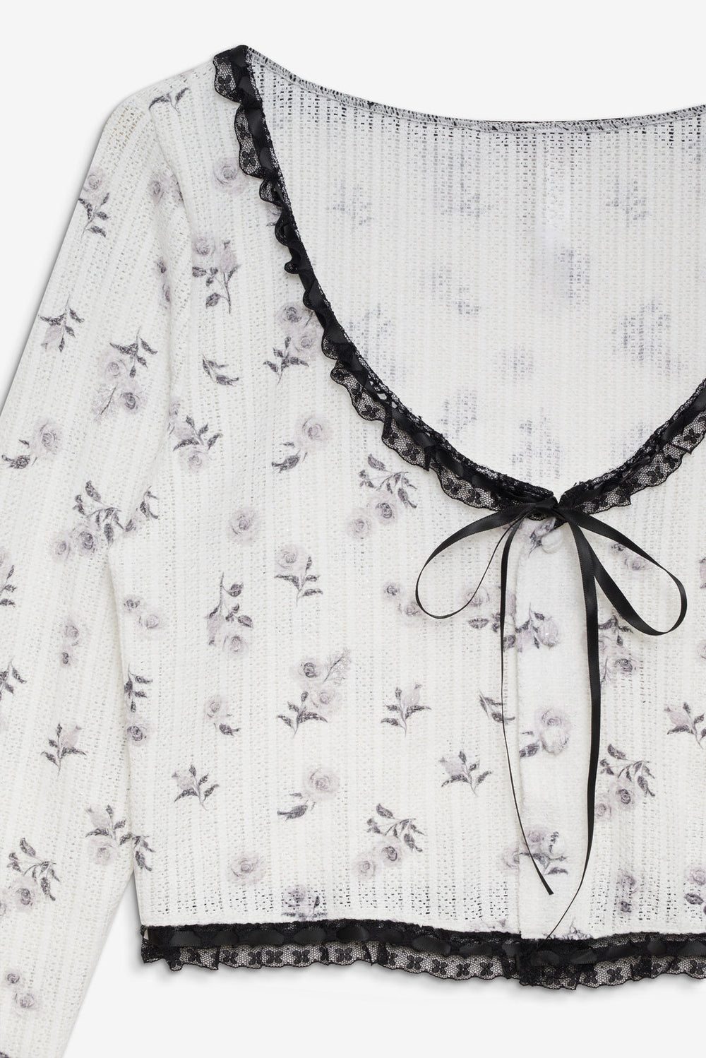 Fawn Cardigan White