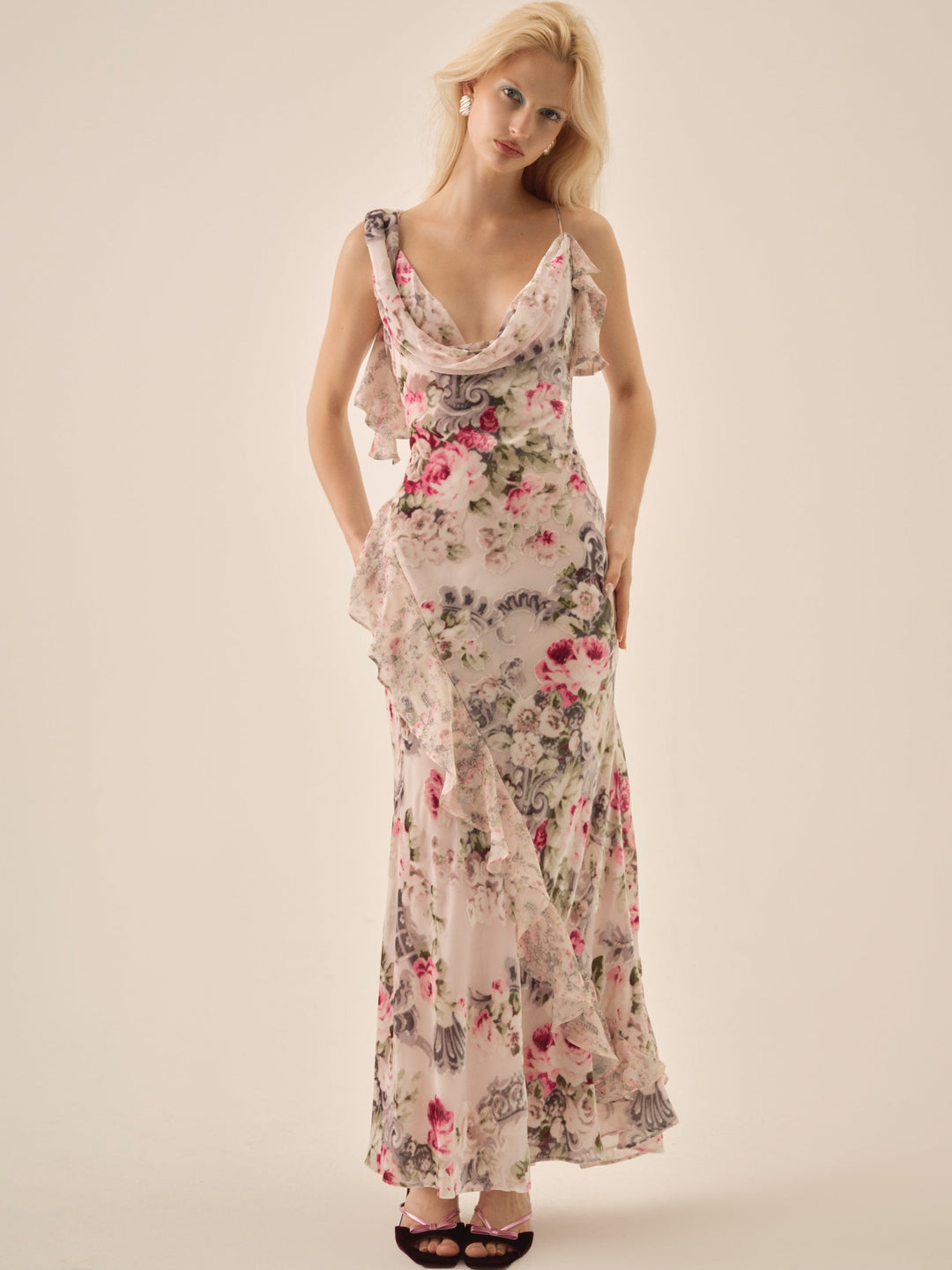 Nora Maxi Dress White
