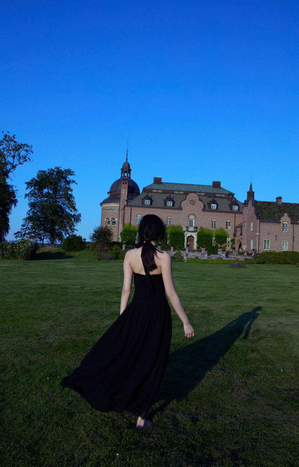 Ophelie Organza Maxi Dress Black