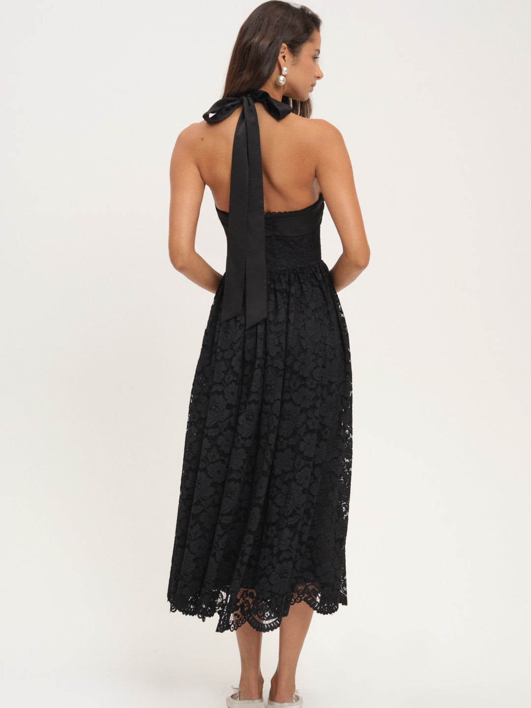 Lakeside Midi Dress Black