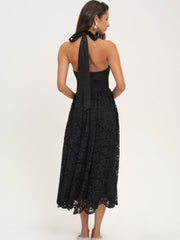 Lakeside Midi Dress Black