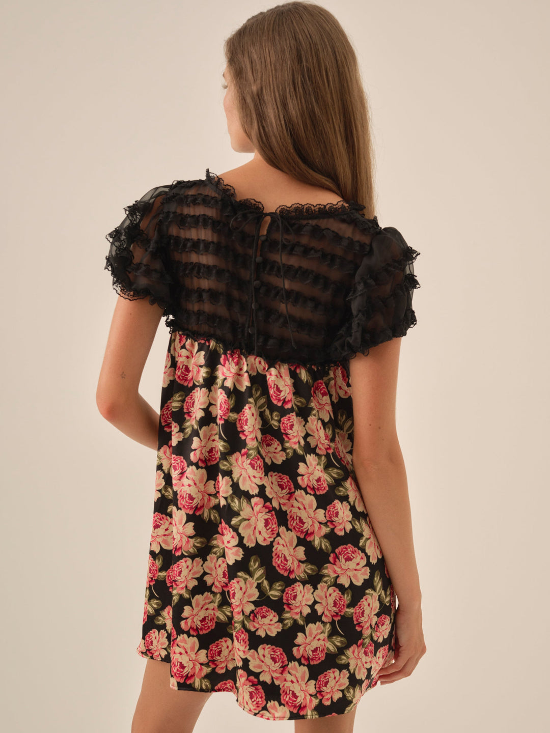 Belmond Floral Mini Dress Black