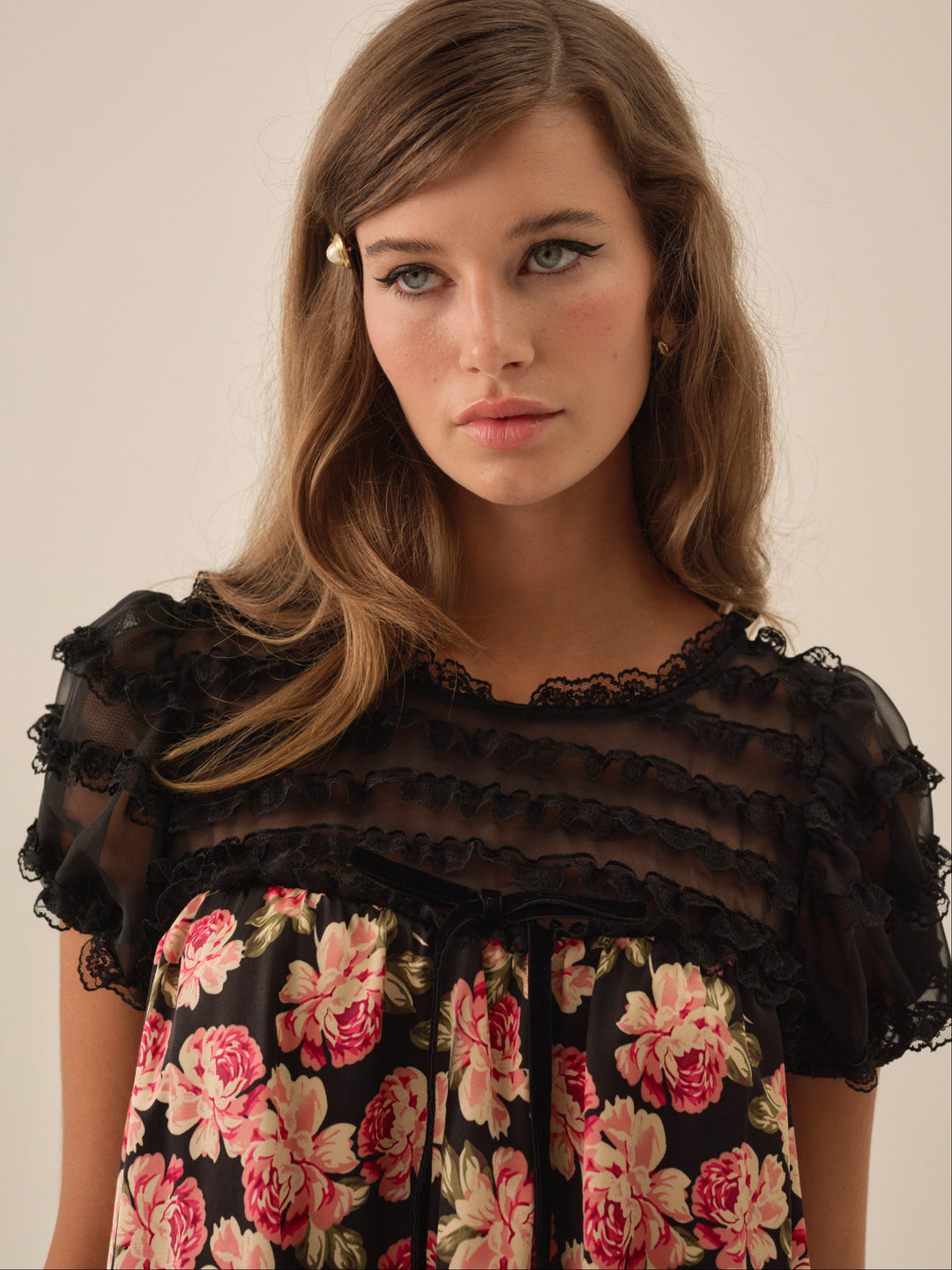 Belmond Floral Mini Dress Black