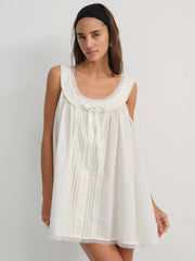 Venetia Slip Dress Vintage Cream