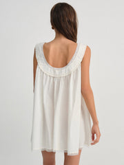 Venetia Slip Dress Vintage Cream