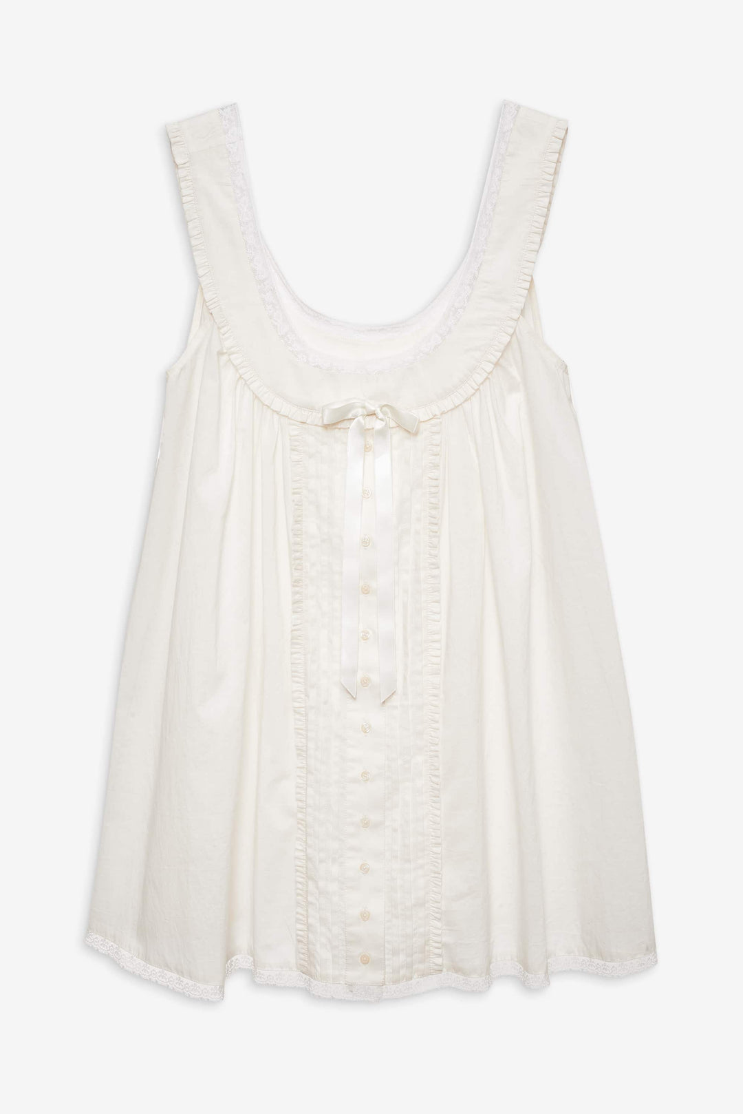 Venetia Slip Dress Vintage Cream