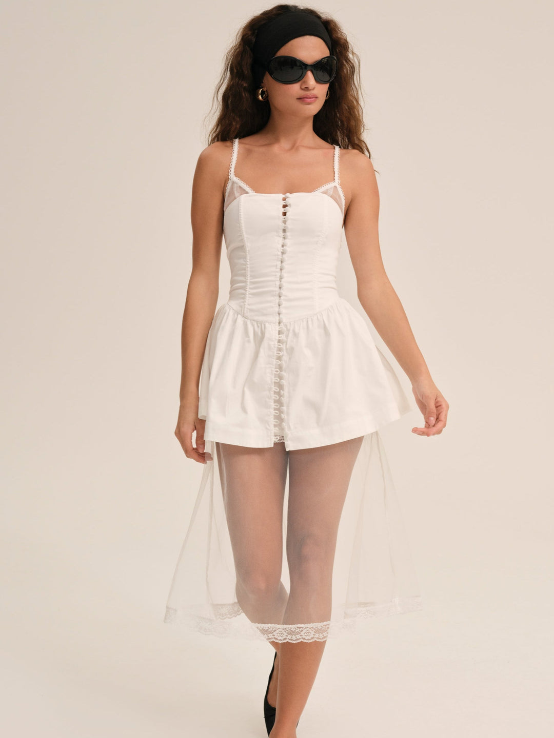 Susannah Midi Dress White