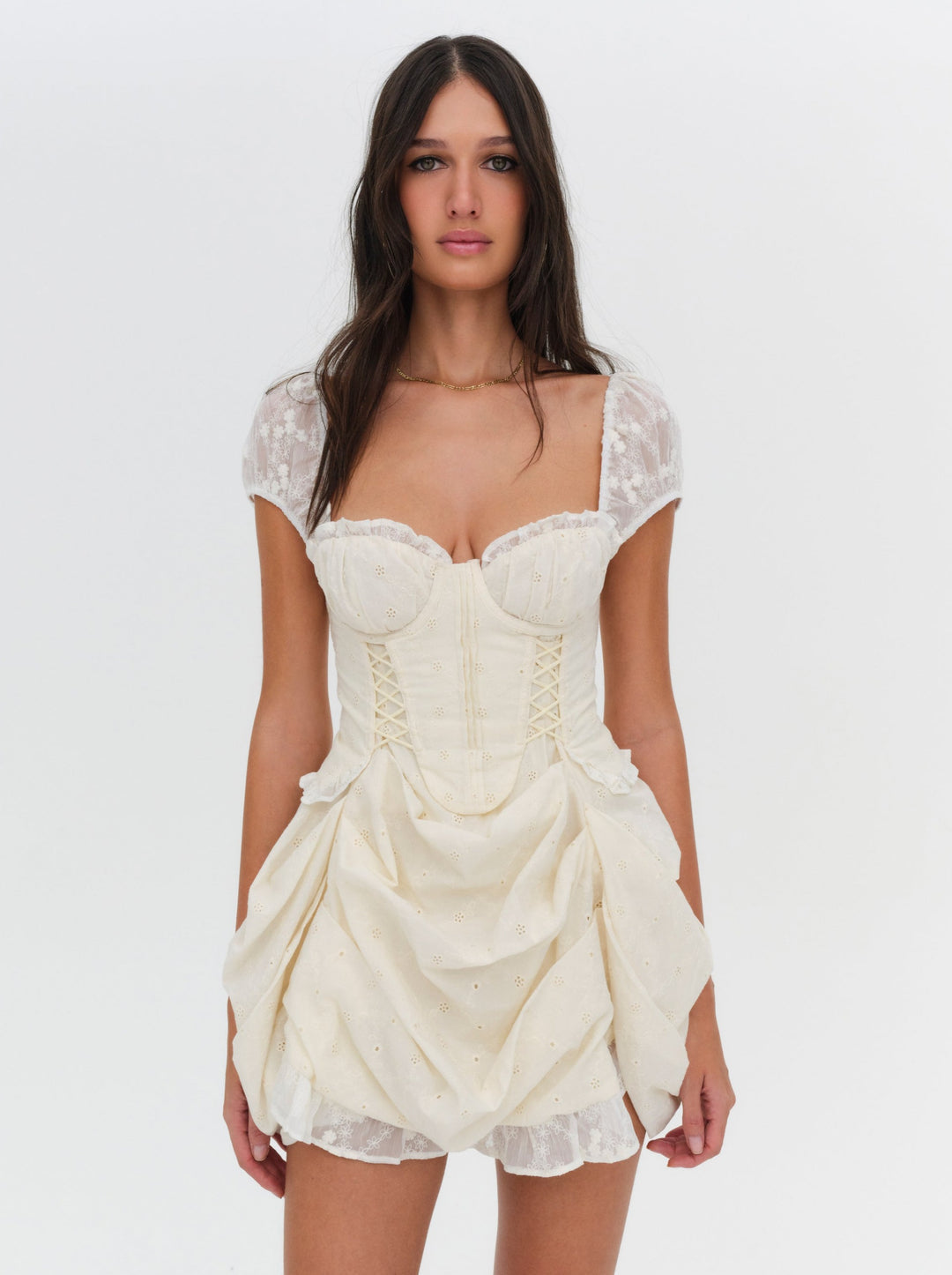 Morgan Mini Dress White