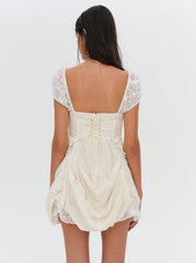 Morgan Mini Dress White