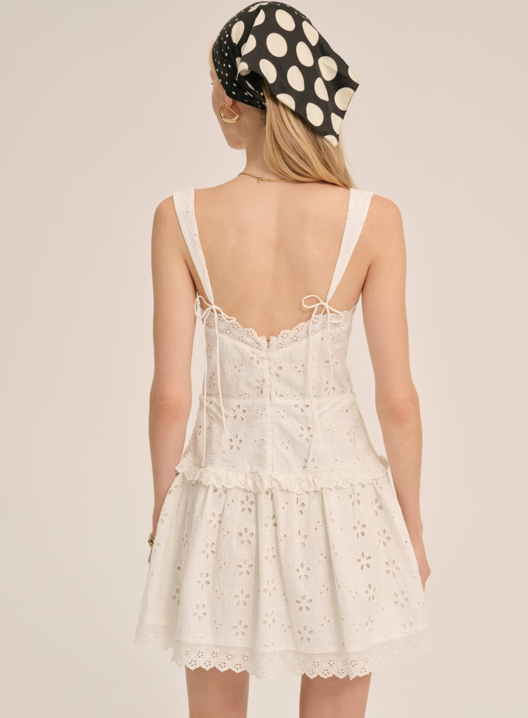 Dreamy Daisy Mini Dress White