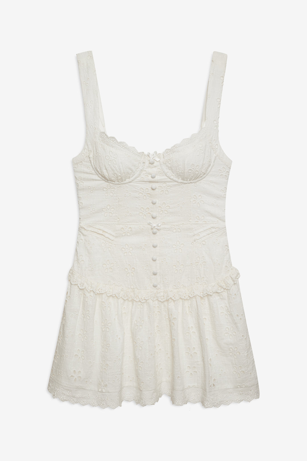 Dreamy Daisy Mini Dress White