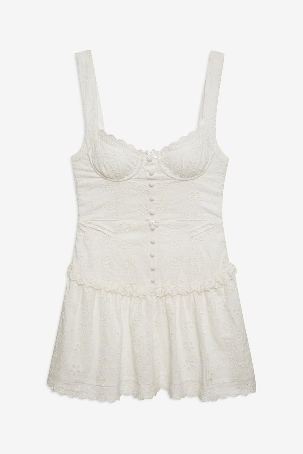 Dreamy Daisy Mini Dress White
