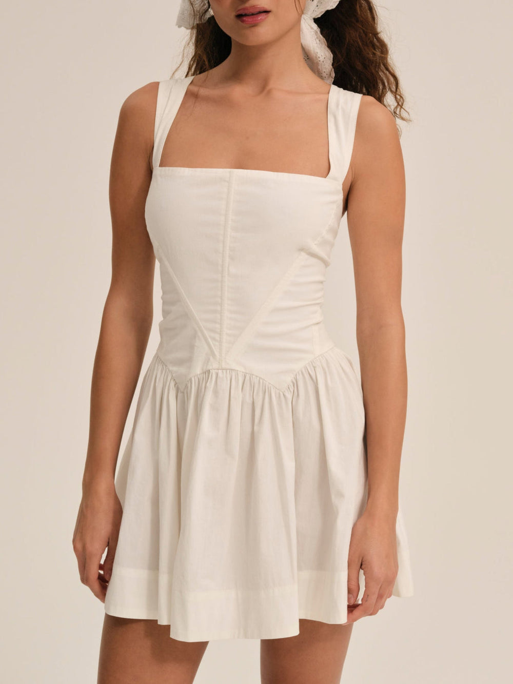 Chloe Mini Dress White