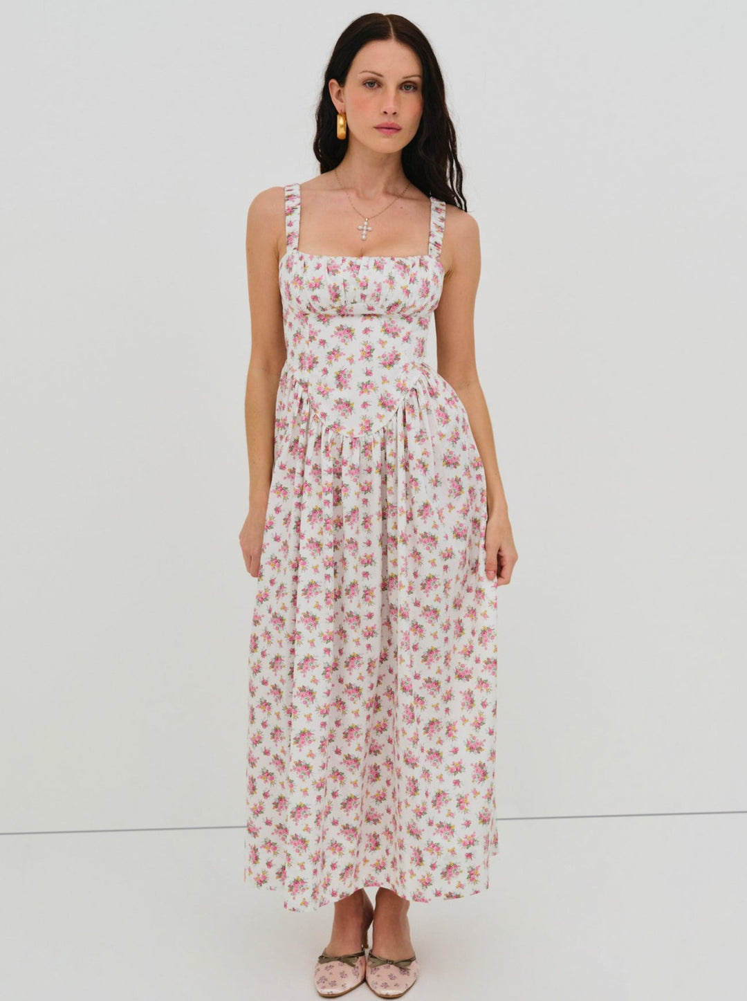 Etienne Midi Dress Pink