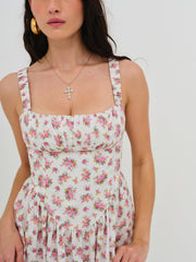 Etienne Midi Dress Pink